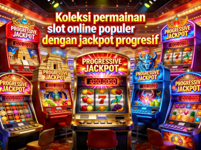 Koleksi permainan slot online populer dengan jackpot progresif